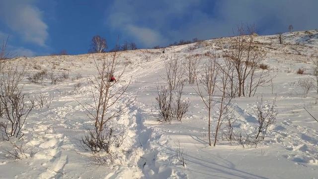 [Спуск с г. Торатау. Зимой 2021]