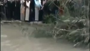 Одно из ежегодных Чудес Православия . Поворот реки ИОРДАН на Крещение вспять. Запись очевидцев.