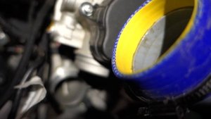 Stels Guepard, самодельный пластиковый впускной патрубок, испытание прошло