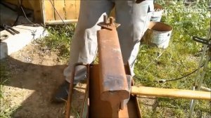 как ковать кочергу самую простую, без выкрутасов из куска арматуры