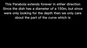 Pre-cal parabola Radio Telescope