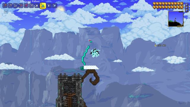 I build a house for the Princess NPC in Terraria 1.4.4 смотреть онлайн