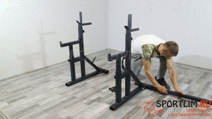 Как собрать Стойки со страховочными упорами от Sportlim.ru