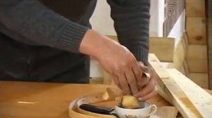 Плетение из бересты  мяч, солонка, шаркунок. часть 1