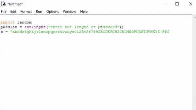 How to Make Random Password Generator - Python Tutorial for Beginners | Simple Python Project