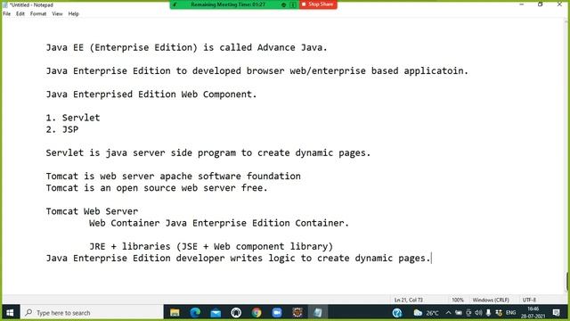 Introduction to Advance Java || Servlets In Java Introduction || Java Programming Tutorials
