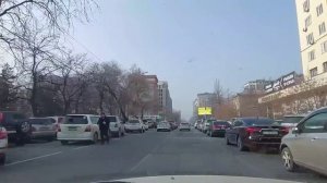 Экскурсия по городу Бишкек! Поездка по улицам. Кыргызстан 2022. Бульвар Эркиндик.