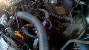 AUDI-80#обзор подкапотного пространства ауди -80...