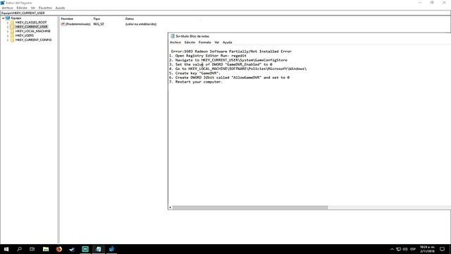 Radeon Error 1603 partially installed solucion en español 2018 смотреть онлайн