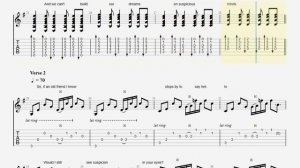 Suspicious Minds TAB - fingerpicking guitar tabs (PDF + Guitar Pro)