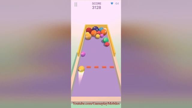 3D Ball Pop 2048 - Gameplay Walkthrough
