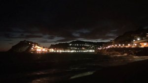 3 Hour Relaxation - Ocean Waves at Night
