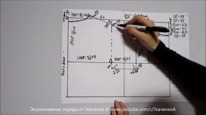 Как пошить Платье на Утренник Мышка Минни с Рукавом Снимаем Мерки строим Выкройку часть 1