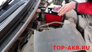 Замена аккумулятора Kia Rio 3