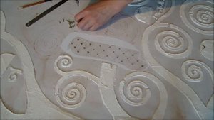 Мастер Класс #Барельеф дерева Климта ЧАСТЬ 1(3) Создание барельефа #своими руками