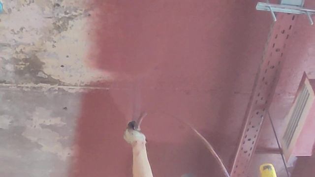 Безвоздушная покраска потолка ресторана в стиле Лофт смотреть онлайн