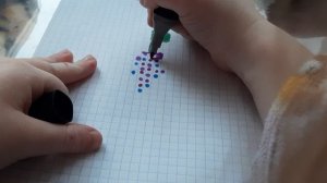 Рисуем виноград по квадратикам