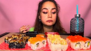 МУКБАНГ Роллы 🍣