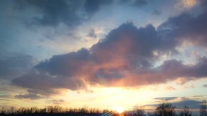 Закат 31 марта 2021 года. Нежные краски весеннего неба.