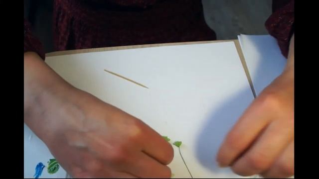 Кулон с суккулентами из холодного фарфора. Цветочный блюз.