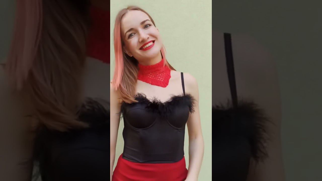 Красное колье стойка сетка из бисера выполнено на заказ #shorts смотреть онлайн