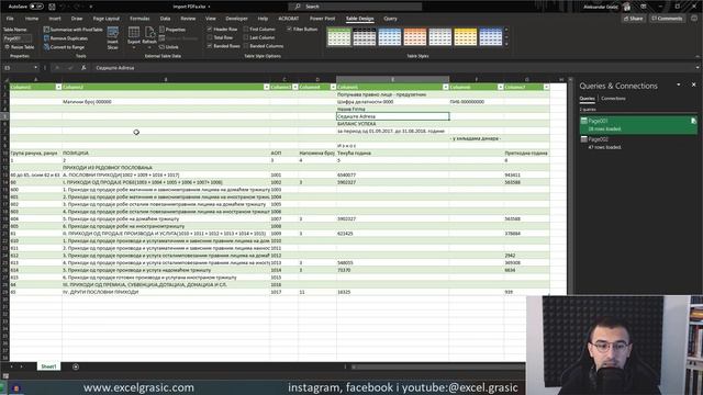*Novo u Excelu* - Importovanje PDF dokumenata u Excel file - Excel Grasic смотреть онлайн