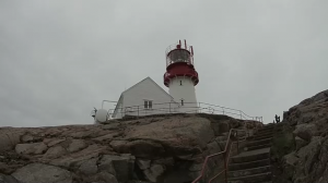Маяк Линдеснес (Lindesnes fyr), береговой маяк в коммуне Линнеснес, Норвегия. Март 2016, (SJCAM)