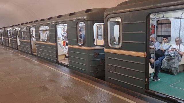 Номерной на станции Проспект Мира, КРЛ. 17 июня 2023г.