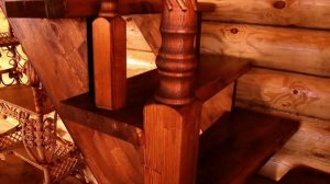 Дом "под ключ" из оцилиндрованного бревна, внутрянка.