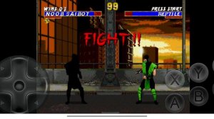Ultimate Mortal Kombat Trilogy Noob Saibot MK2 vs Reptile MK2 Very Hard 2 Rounds