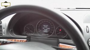 Mercedes W211, W219 Function Easy-Entry Feature / The wheel rises for an easy exit from the car W21