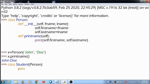 Inheritance In Python | Tutorial-13