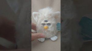 Furby Babies 1999 Tiger Curly White For Sale