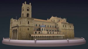 Создание 3D модели Кафедрального собора, Монреале, для мобильного приложения MuByz