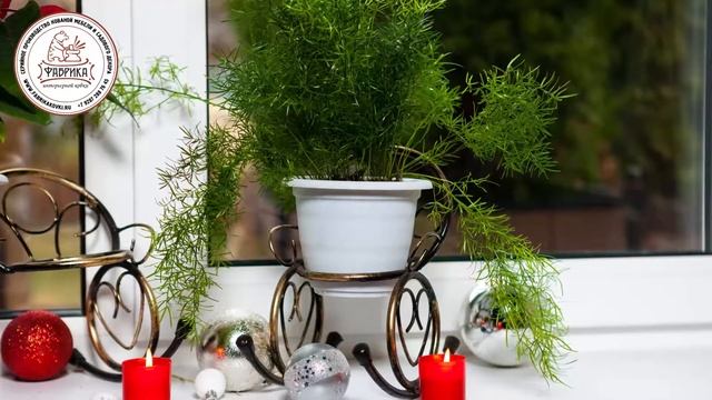 Кованые цветочницы на подоконник | Интерьерный декор от Фабрики Интерьерной Ковки смотреть онлайн