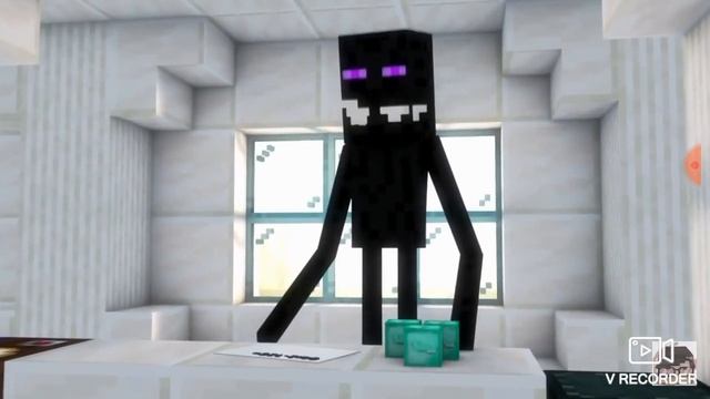 Песня про эндермена в Майнкрафт анимация. смотреть онлайн