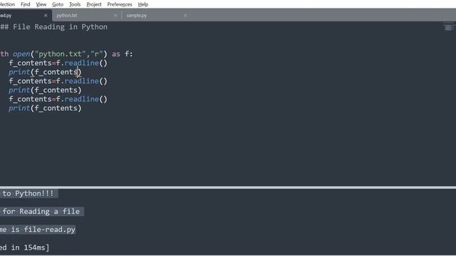 Python Tutorial: File Objects - Reading the Files #pythonlists
