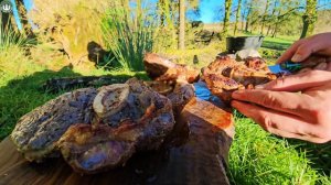 Slow Cooked Beef Recipe, it was worth waiting All Day. ASMR Outdoor Cooking