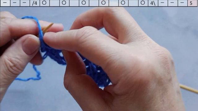 Ажурный узор спицами смотреть онлайн