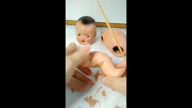 Реставрация прессопилочной куклы Отслоение Касочного Слоя смотреть онлайн