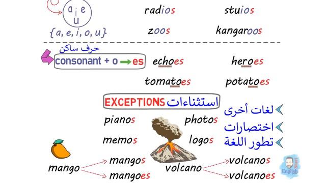 (12)شرح قاعدة المفرد والجمع في الإنجليزية كاملة |  Singular & Plural Nouns смотреть онлайн