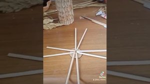 Осенняя поделка из природного материала "Мельница".