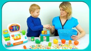 Зоопарк Play Doh и детский магазин Даника - Развивающие игры для детей с пластилином