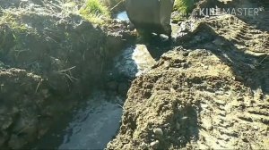 Бюджетный дренаж участка, отведение воды.