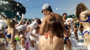 Мой день рождения 12 лет. Пенная дискотека в аквапарке