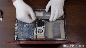 How to disassemble and fan cleaning laptop Sony VAIO PCG-41219V VPCSB