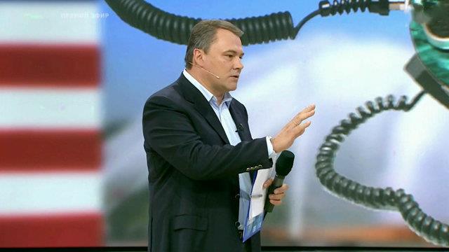 Петр Толстой украинскому политологу: "У кого бабки..." Время покажет. Фрагмент выпуска от 24.06.2015