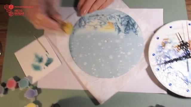 Мастер-класс «Часы в технике декупаж» смотреть онлайн