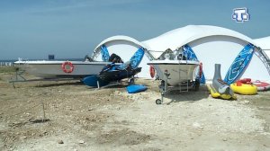 В посёлке Оленевка Черноморского района открыли крупнейший автокемпин в Крыму
