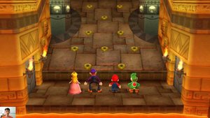 Mario Party 9 - All Mini Game Battles - Peach vs Waluigi vs Mario vs Yoshi (Master Difficulty)